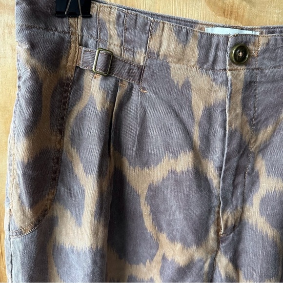 NWT Anthropologie Tamarind Giraffe Trouser Linen Blend Jogger NWT - Picture 7 of 16